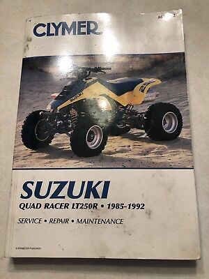 Clymer M380-2 Service & Repair Manual for 1985-92 Suzuki LT250R Quad