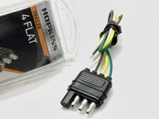 Hopkins 48115 - 4 Wire Flat Trailer End Connector 12"