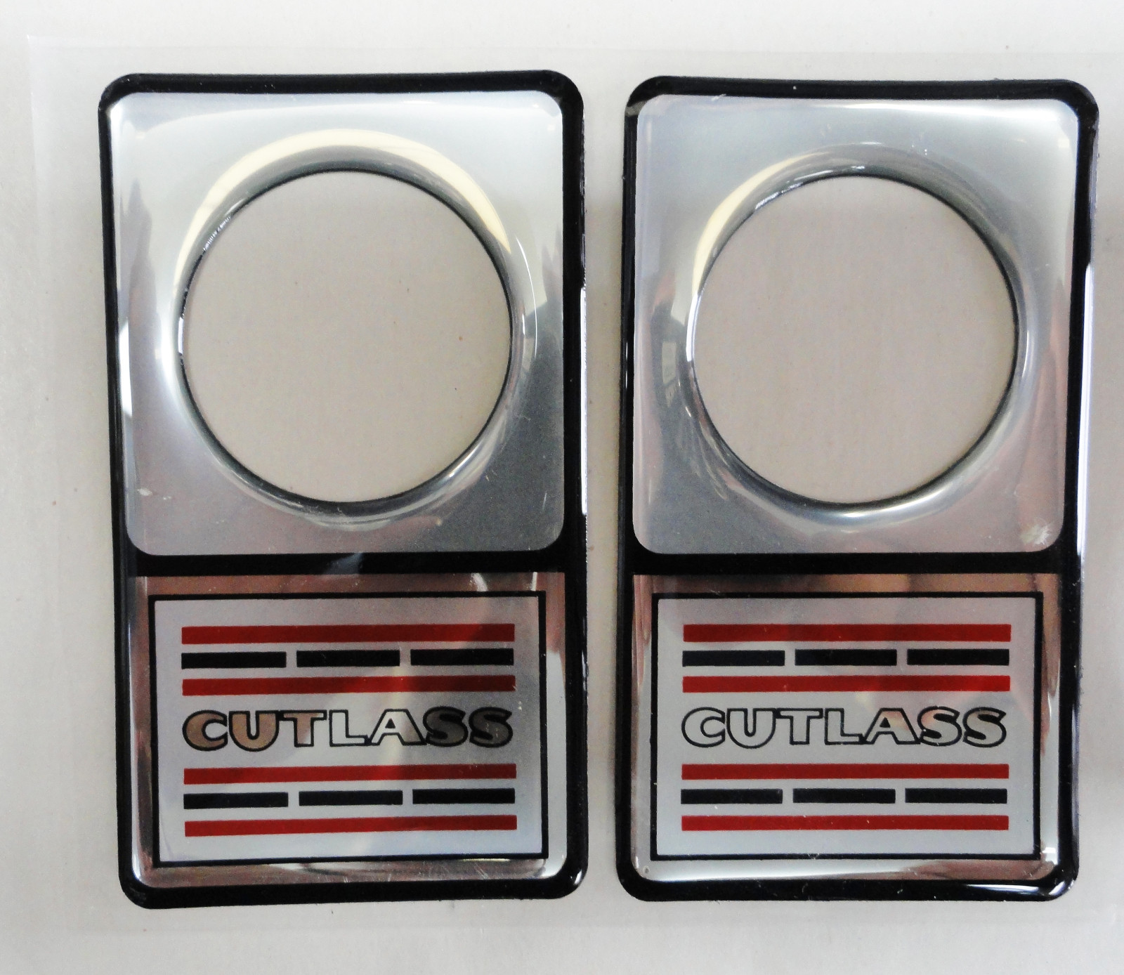 Vintage 80's 90's Automotive Door Lock Scratch Guard Accent Trim