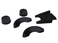 ACCLAIM Wedges Bowlers Rubber One Two Sided Angled Plus 4 Piece Set Round angled