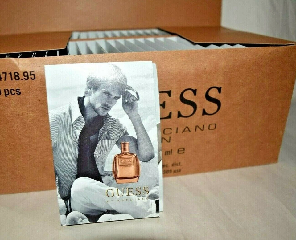 50x Nuevo en caja Guess by Marciano para hombre eau de toilette vial en tarjeta Foto 3 de 3
