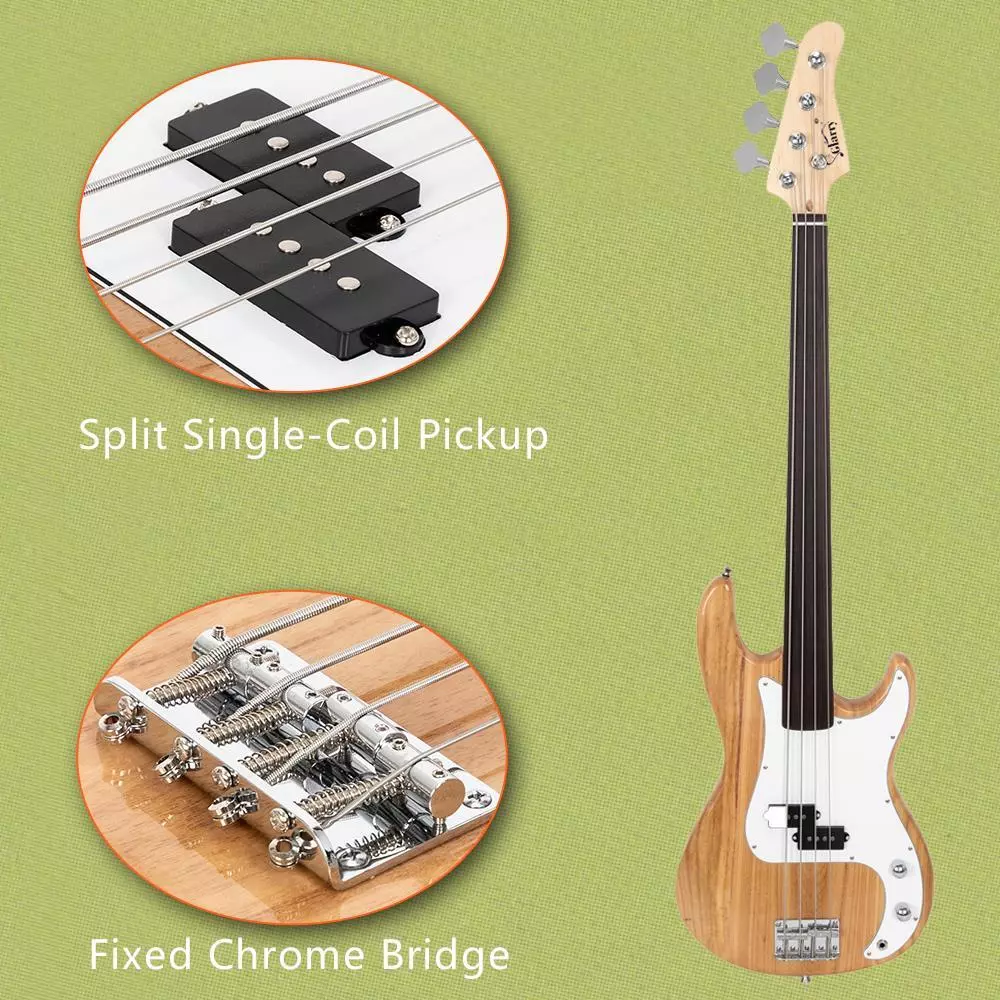 Glarry fretless bass outlet