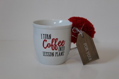 Collins ''I Turn Coffee Into Lesson Plans'' Ceramic Coffee Mug