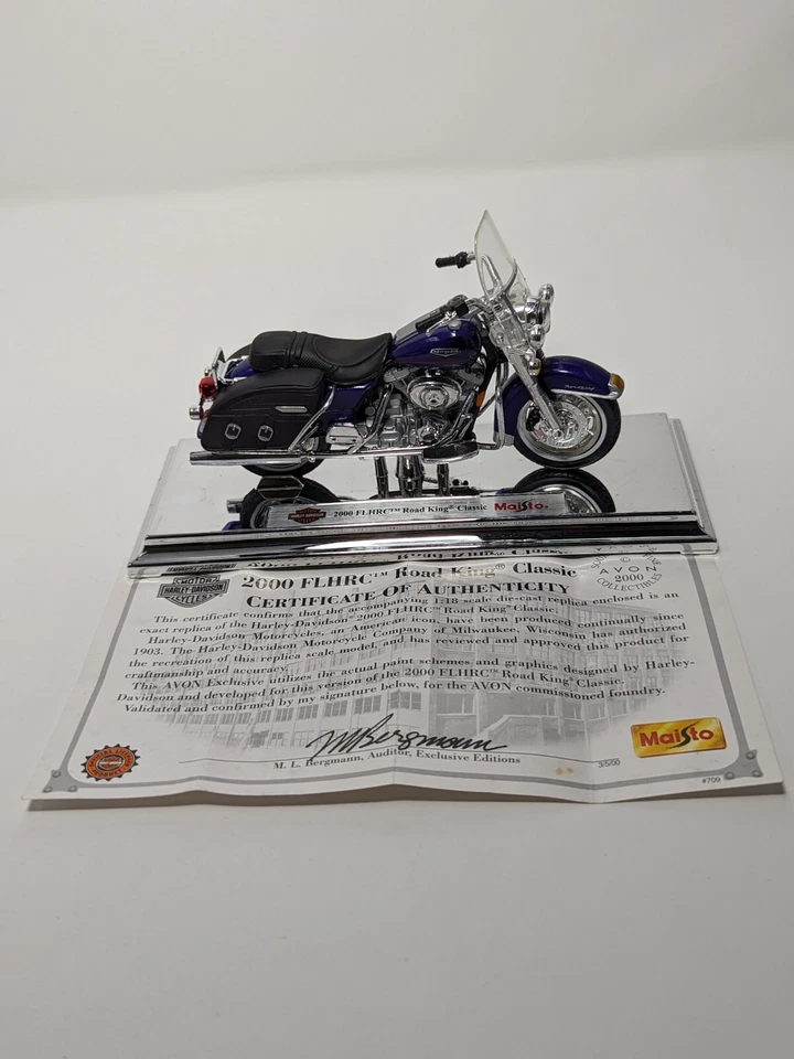 2000 FLHRC Road King Classic 5" Die Cast Metal Collectibles -COA - Image 2 of 4