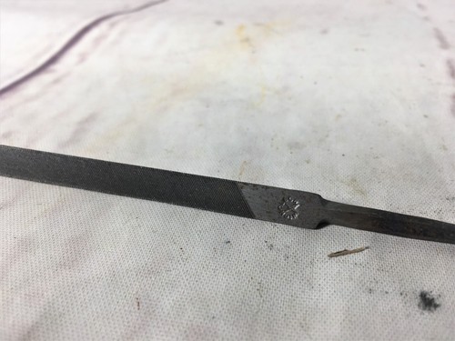 (2) LOT VINTAGE NICHOLSON 9" EXTRA SLIM TAPER FILE MACHINIST, JEWELER'S TOOL - Picture 2 of 4