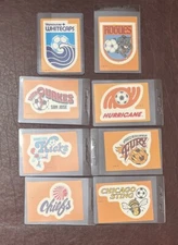 1979 Topps NASL Soccer Sticker Lot of 8 Chicago Sting , Philadelphia Fury,