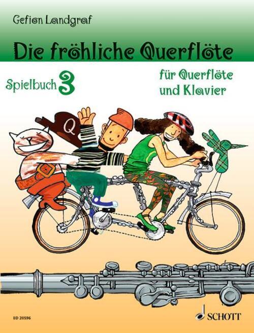 Thumbnail - Die Fröhliche Querflöte Spielbuch 3 Spielbuch 3. Flöte Und Klavier.