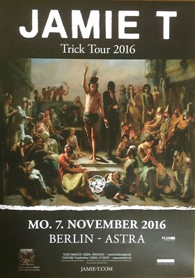 JAMIE T.   2016 BERLIN - orig. Concert Poster -- Konzert Plakat - DIN A1