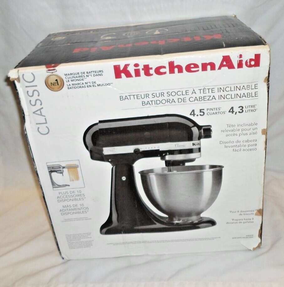 KITCHENAID K45SSOB 4.5Quart Classic Stand Mixer ONYX BLACK eBay