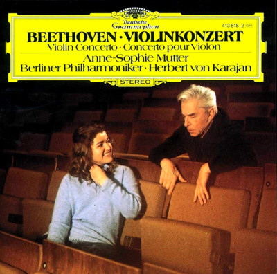 Beethoven Violin Concerto ANNE-SOPHIE MUTTER KARAJAN DGG CD 413818