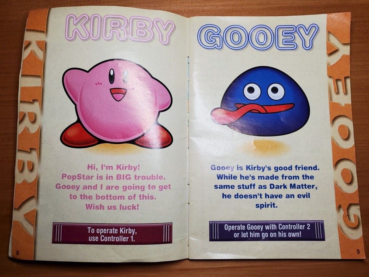 北米版　Kirby's Dream Land 3 取り扱い説明書　カービィ Kirby Dream Land 3 Manual Only RARE | eBay