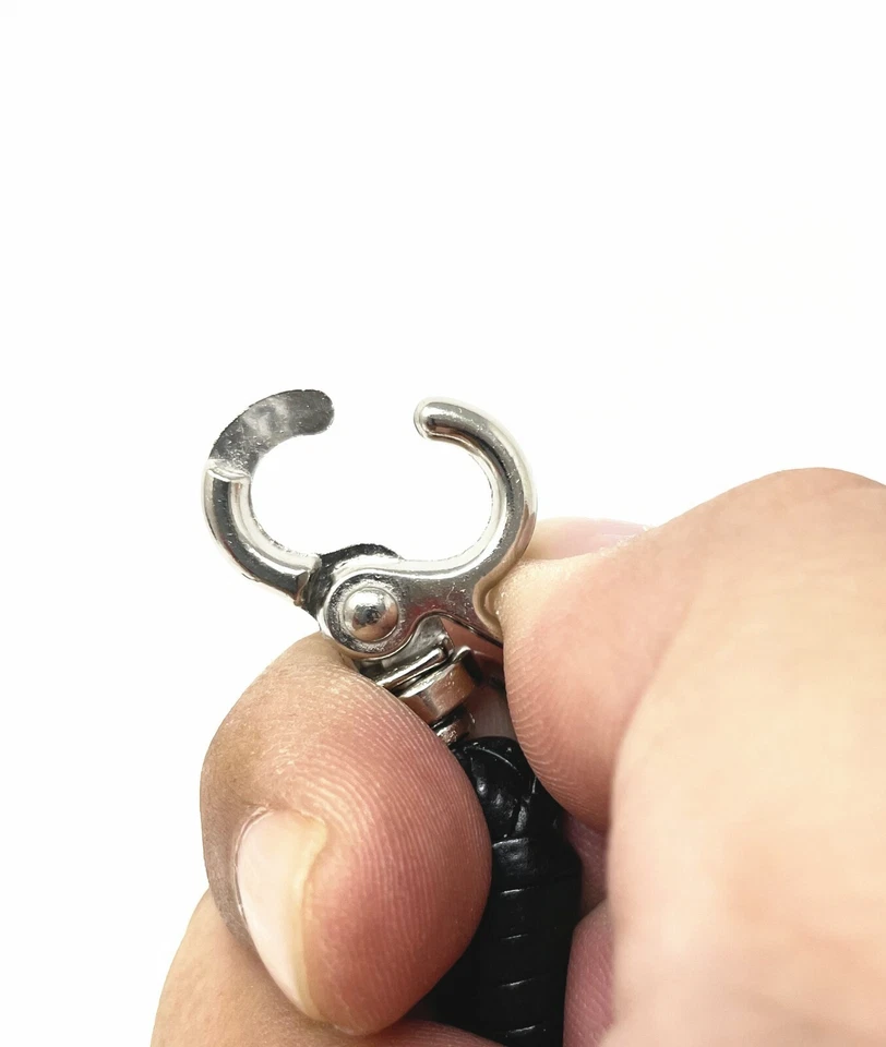 Cadena de billetera para hombre, cadena de billetera de motociclista, cadena trenzada de cinturón largo hecha en EE. UU. Foto 4 de 4