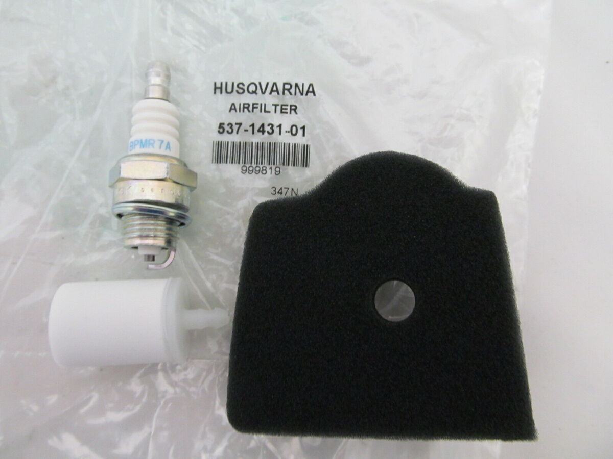 GENUINE OEM HUSQVARNA TUNE UP KIT 537143101 326C, 326HD75 GENUINE OEM HUSQVARNA TUNE UP KIT 537143101 326C, 326HD75
