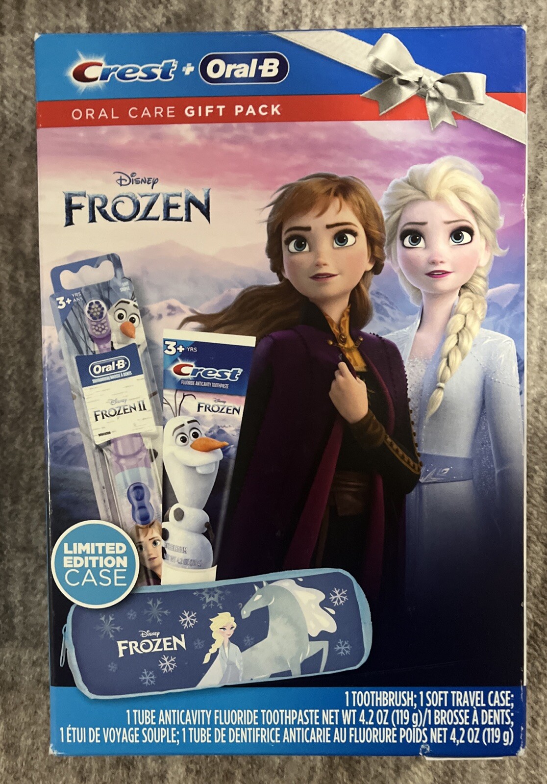 Crest & Oral-B Kids Disney&rsquo;s Frozen❄Gift Set~ Battery Po