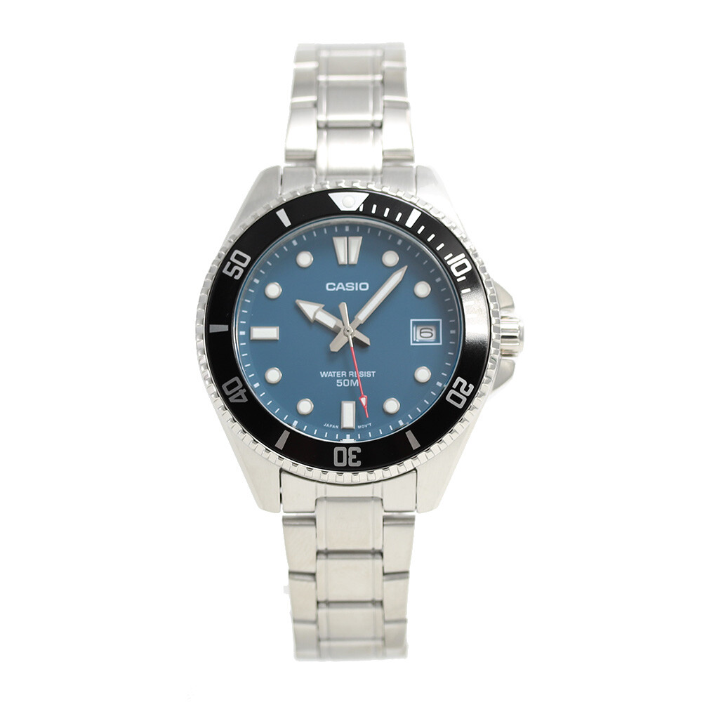 CASIO MDV-10D-2A1 MDV-10 MDV-10D-2A1V Quartz Analog Blue | eBay