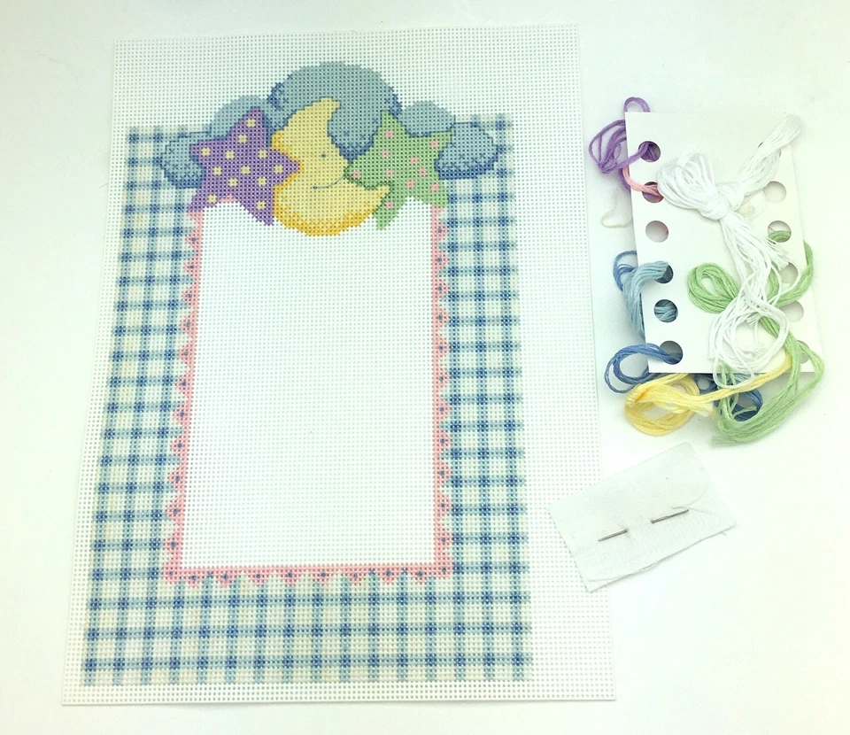 Janlynn Cross Stitch Dreamtime Peek-A-Boo Frame Kit 36-30 Partially Complete - Image 3 of 4