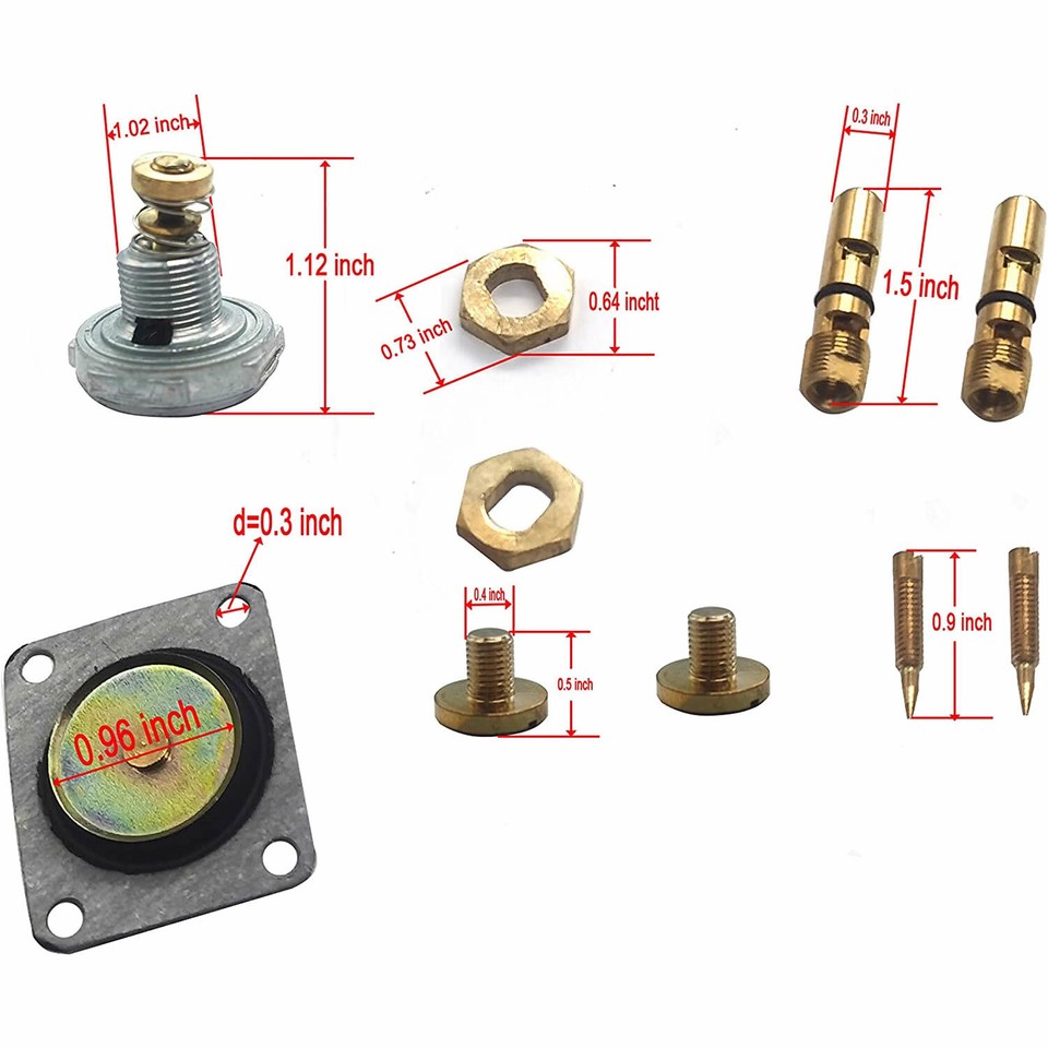Carburetor Rebuild Kit 37119 for Holley Vacuum Secondary CFM Fit 390