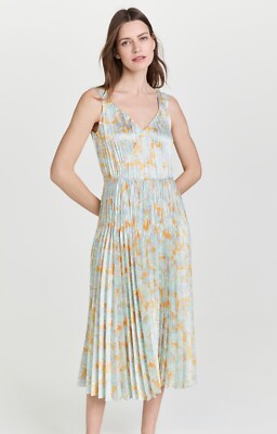 open lace back dress Vince Women's V-Neck Pleated Slip Dress, Hydrangea, XX-Small : Amazon.sg:  Fashion