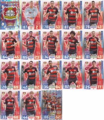 Match Attax 2015/16 - Einzelkarten 199-216 - aussuchen