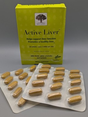 New Nordic Active Liver 30 Tablets Daily Liver Detoxifier Support Exp 06/27