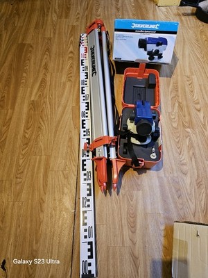 Automatisches Nivelliergerät, Silverline Auto Optical Level, Stativ & Stab