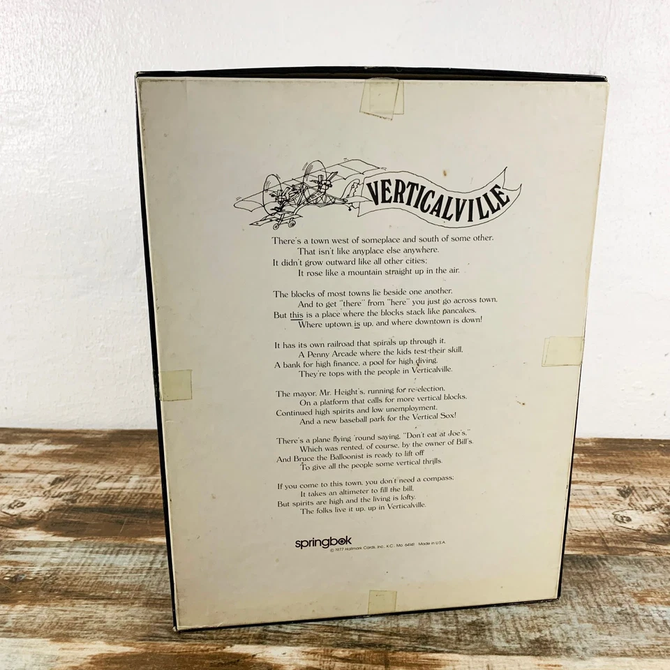 1977 Springbok "Verticalville" Jigsaw Puzzle - 100% Complete - Image 2 of 3