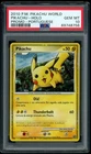 2010 POKEMON WORLD COLLECTION PIKACHU-HOLO PROMO-PORTUGUESE PSA 10