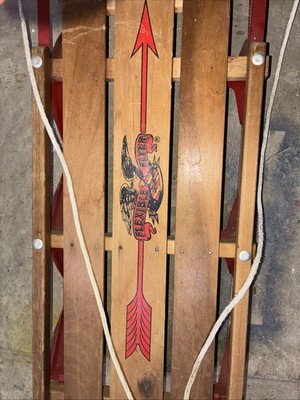 Flexible Flyer III Vintage Wooden Snow Sled | eBay