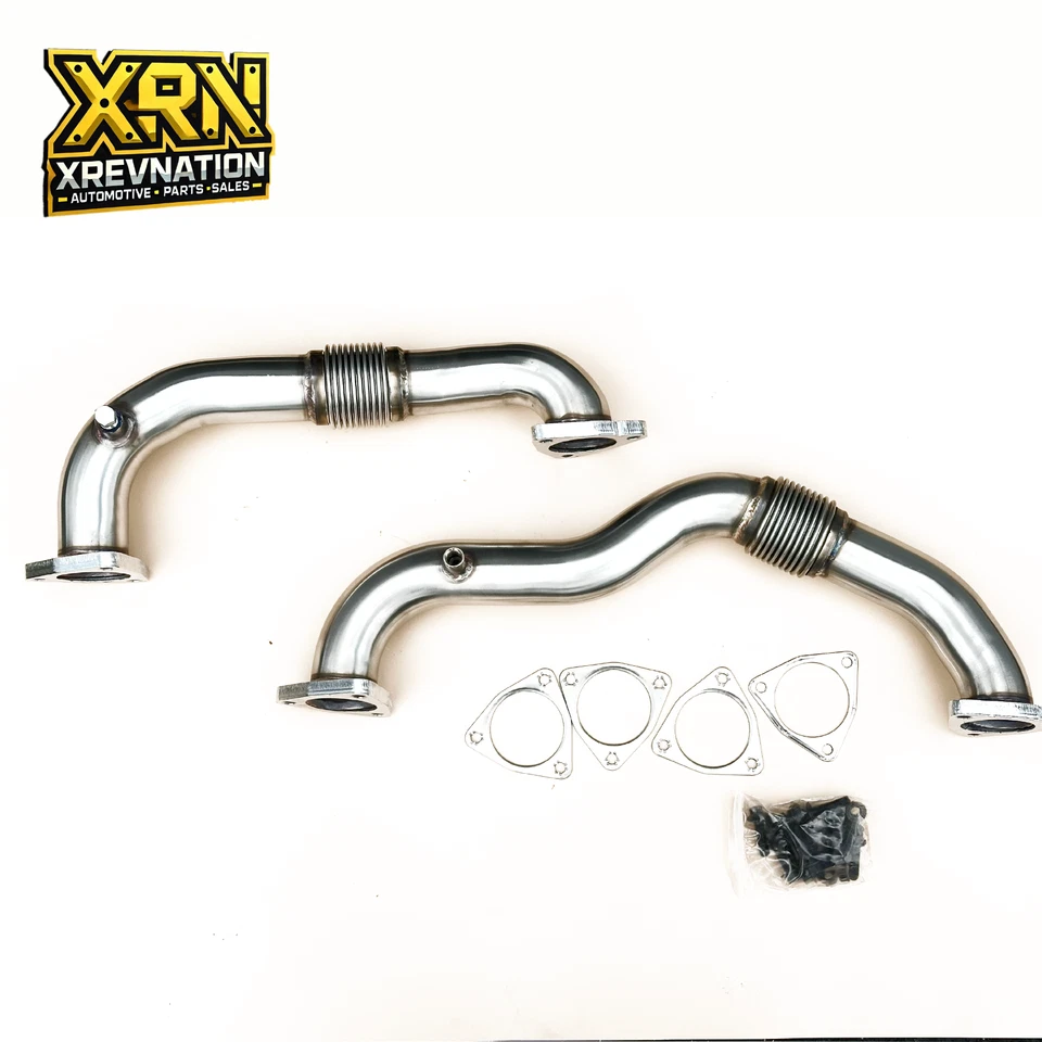 Tubos de acero inoxidable de pared gruesa de alta resistencia XRN para Ford Powerstroke 2008-2010 6,4 L Foto 3 de 3
