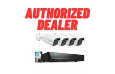 Reolink 8CH NVR 4K 8MP IP PoE 2TB HDD Human/Car Detection Security Camera System