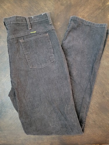 Vintage 70s Wrangler Corduroy Pants Mens 38x34 Brown Straight Leg Retro Casual by Wrangler, $32.96
