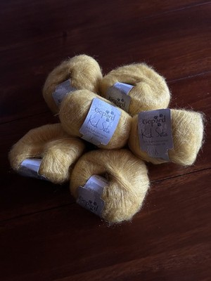 Verkaufe 6 x 25g Gepard Kid Seta in der Farbe Lys Okker (1109)