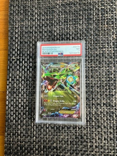 2015 Pokemon XY Rayquaza EX Black Star Promo #73 Graded PSA 7