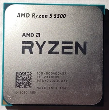AMD Ryzen 5 5500 Processor + AMD Stealth Cooler - Tested / US Seller / AM4