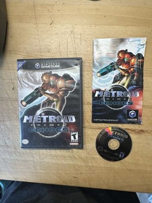Metroid Prime 2 Echoes GameCube Tested RENTAL CASE