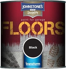 Johnstone's Garage Floor Paint - Black 250ml