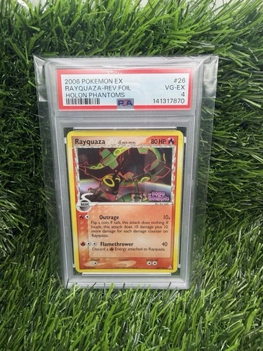 Rayquaza 26/110 PSA 4 - Reverse Holo Rare Stamped - EX Holon Phantoms