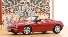 NOREV,ALFA ROMEO Spider 1999 Proteo Red Metallic, 1/18, NOREV187854