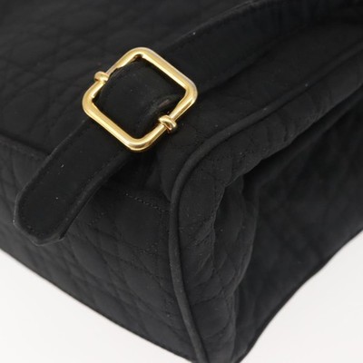Christian Dior Canage Backpack Nylon Black Gold Auth BA5824  display picture 1