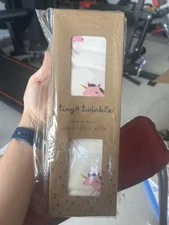 Tiny Twinkle Unicorn Swaddle Blanket Baby Girl