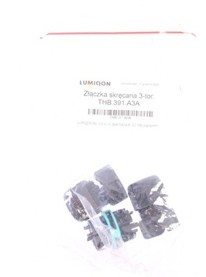 LUMIQON THB.391.A3A 3POLE CONNECTOR ! NEW ! *yt