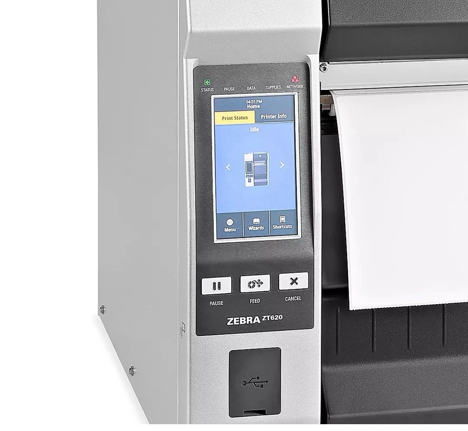 Brand New Zebra ZT620 Direct Thermal Transfer Printer 300dpi Ethernet USB - Image 3 of 4