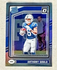 2024 Donruss Optic Anthony Gould Rookie Silver Refractor Indianapolis Colts RC
