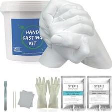 Memorable Hand Casting Kit for Couples - Perfect for Holidays & Anniversaries