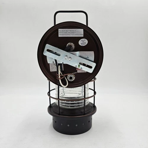 NEW IN BOX Vaxcel OW37051BBZ Hyannis Wall Light | Bronze Nautical Lantern Sconce - Picture 5 of 11