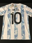Lionel Messi Signed 2021 Argentina #10 Soccer Jersey Original w Beckett COA