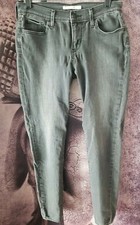 Levi's 710 super skinny women 28 Gray Wash Jeans stretchy zip fly