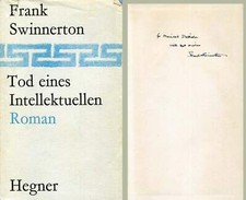 ENGLISH NOVELIST Frank Swinnerton autograph, signed book