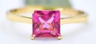 GENUINE 1.02 Ct PINK SAPPHIRE RING 10K SOLID GOLD - Free Appraisal Service -NWT
