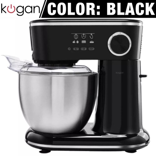 Cake Mix Master 5L Kitchen Stand Mixer w/ Whisk Beater Dough Hook 12-Speed Tilt - Picture 2 of 12